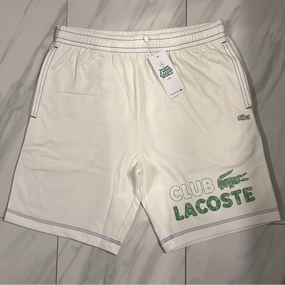 Men’s Lacoste Logo Organic Cotton Shorts
